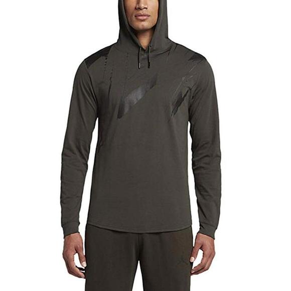 Jorden Mens Aj 8 Hooded Long Sleeve Hoodie Size XL